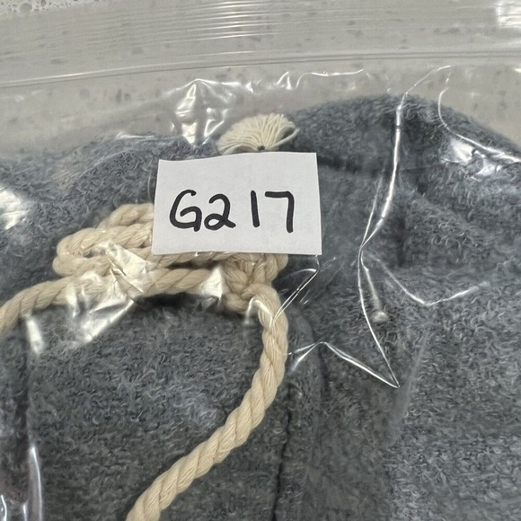 Young Fabulous & Broke Size M Jogger Sweatpants Fuzzy Soft Pocket Grey Stretch - Picture 12 of 12